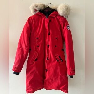 Small Red Canada Goose Kensington Parka